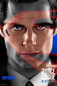Image result for Justice League Poster with Superman