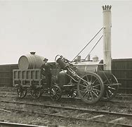 Image result for First Steam Engine Locomotive