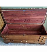 Image result for Lane Cedar Chest with Wheels and Cushion Top
