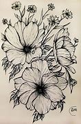 Image result for art drawing flower