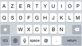 Image result for iphone keyboard layout