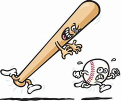 Image result for Funny Cartoon Baseball Bat