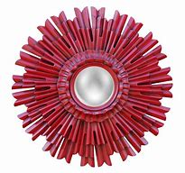 Image result for Red Sunburst Wall Mirror