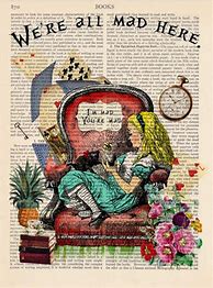 Image result for Alice in Wonderland Vintage Background