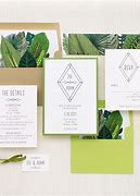 Image result for Green Leaves Wedding Invitations