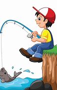 Image result for Boy Fishing ClipArt