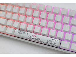 Image result for Ducky Keyboard White