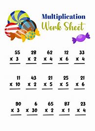 Image result for Printable Multiplication Worksheets to 5X5