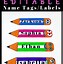 Image result for Pencil Name Tag Clip Art