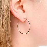 Image result for Walmart Rose Gold Hoop Earrings