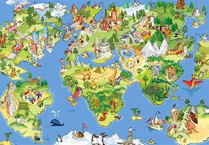 Image result for Cartoon World Background