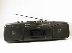 Image result for Sony CFS 204 Cassette Recorder Radio