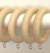 Image result for Wooden Clip On Curtain Rings