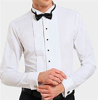 Image result for White Shirt Black Buttons