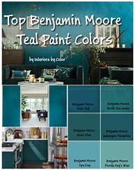 Image result for Benjamin Moore Paint Color Palette Teal