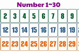 Image result for Numbering 1 to 47 Days
