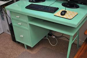 Image result for Mint Green Desk