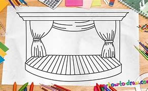 Image result for Simple Stage Drawing