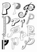 Image result for Letter P Lettering