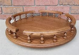 Image result for Bare Wood Lazy Susan