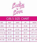 Image result for Girls Kids Size Chart