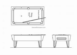 Image result for Detailed 2D Pool Table