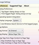 Image result for Preferences Tab