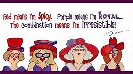 Image result for Funny Red Hats Society Quotes