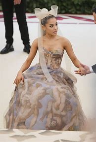 Image result for Ariana Grande Met Gala Dresses