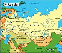 Image result for Russia Map with States