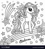 Image result for Unicorn Print and Color