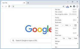 Image result for Google Chrome Menu Icon