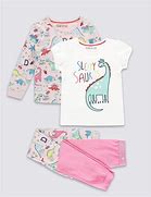 Image result for Toddler Girl Dinosaur Pajamas