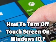 Image result for How to Turn Off Laptop Touch Screen