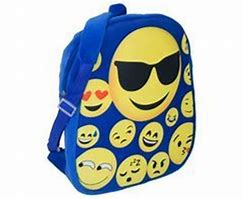 Image result for Blue Emoji Backpack