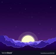 Image result for Night Sky Vector