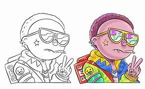 Image result for Rick and Morty Hypebeast Drawing