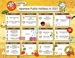Image result for Japanese Holiday Calendar