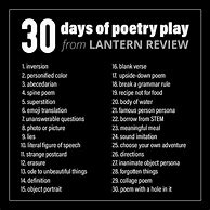 Image result for 30-Day Poetry Challenge