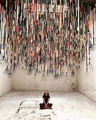 Image result for Hanging Art From Ceiling