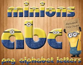 Image result for Minion Alphabet M with Black Background