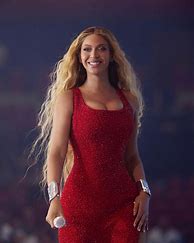 Image result for Beyonce Red Dress Magazine