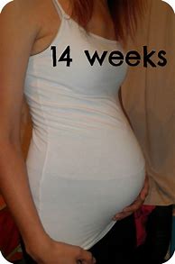 Image result for 14 Week Belly Bump