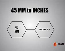 Image result for 45Mm to Inches