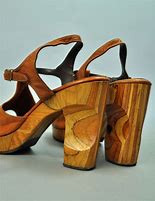 Image result for 8 Inch Wooden Platform Heels