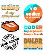 Image result for Developer Stickers