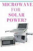 Image result for Solar Powered Microwave