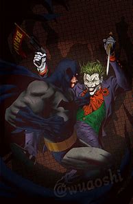 Image result for Batman vs Joker Fan Art