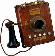 Image result for Old Antique Black Candlestick Phone