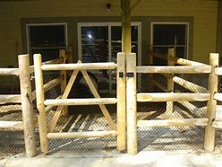 Image result for Cedar Fence Gate Latch